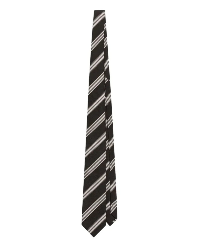 Dolce & Gabbana Krawatte aus Seide - Schwarz Schwarz