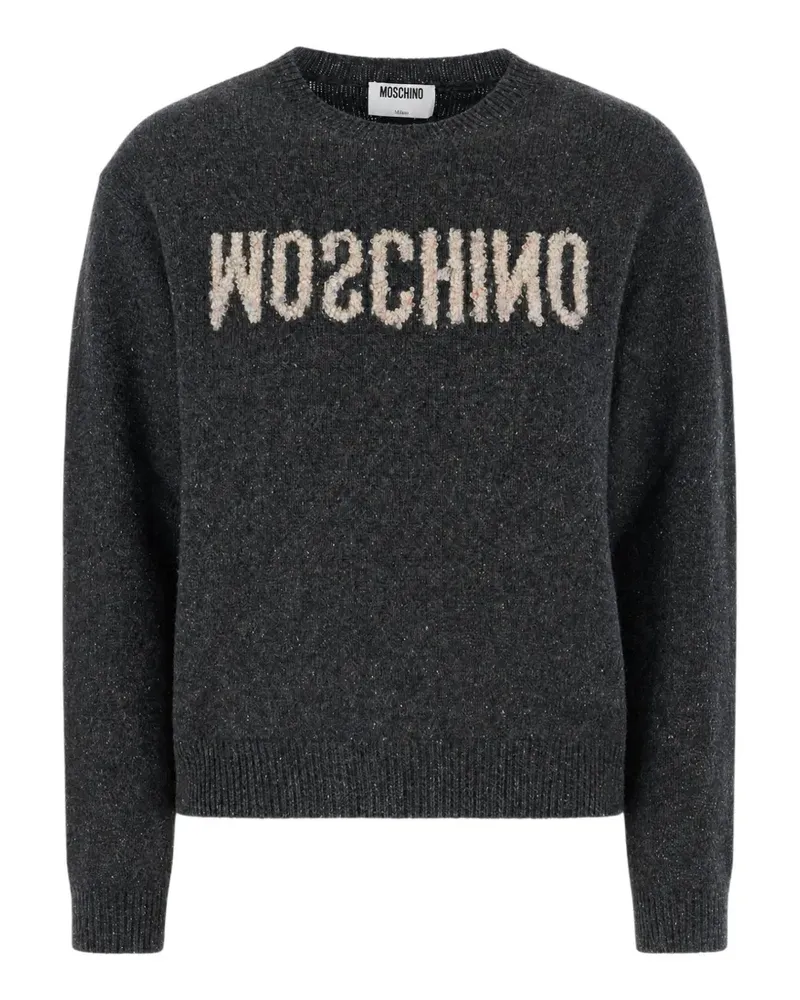 Moschino Pullover mit Logo-Detail - Grau Grau
