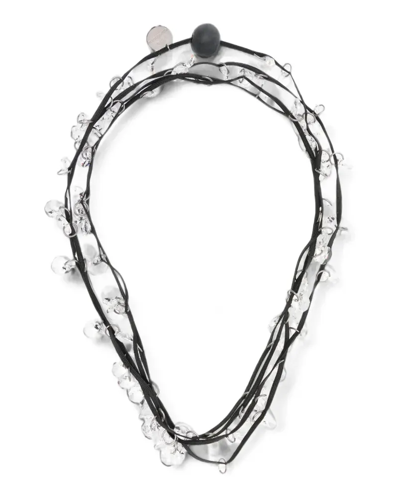 Maria Calderara crystal-embellished necklace - Silber Silber