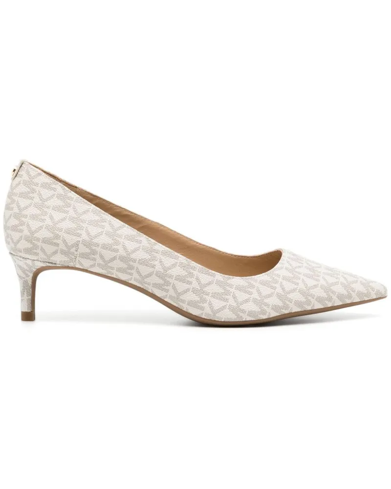 Michael Kors Alina Canvas-Pumps 50mm - Nude Nude