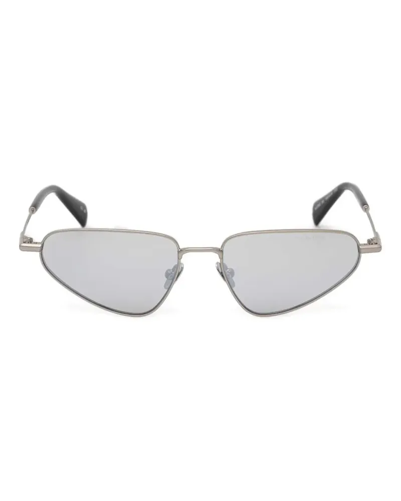 AllSaints Sonnenbrille mit geometrischem Gestell - Grau Grau