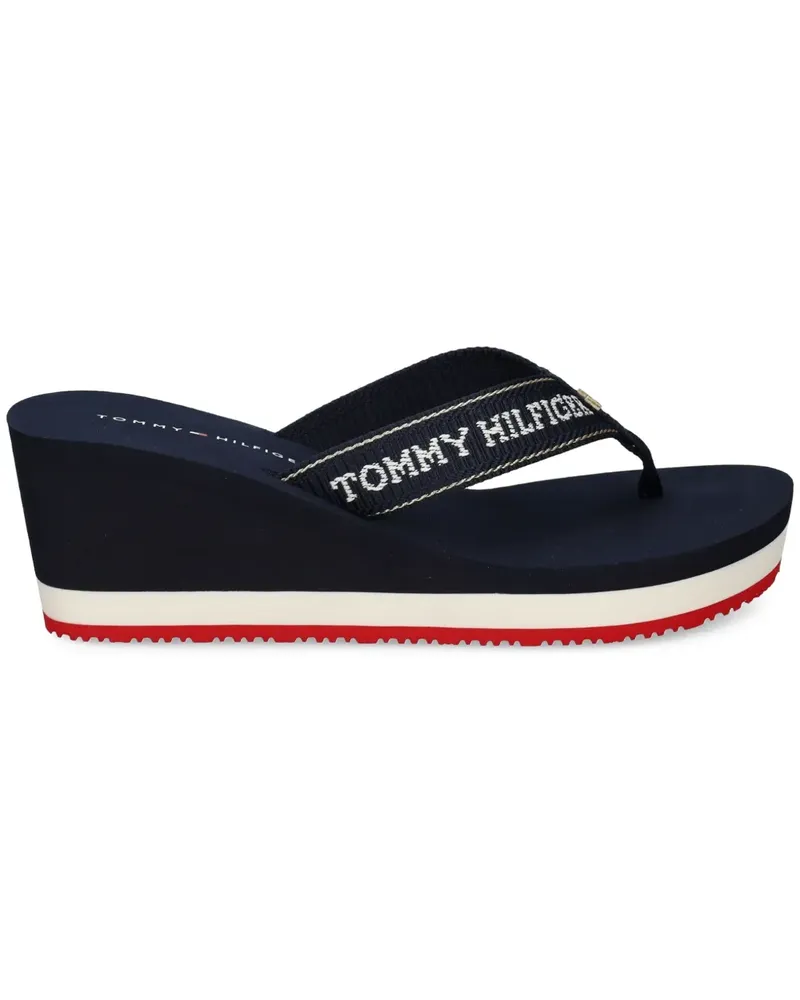 Tommy Hilfiger Flip-Flops mit Logo - Blau Blau