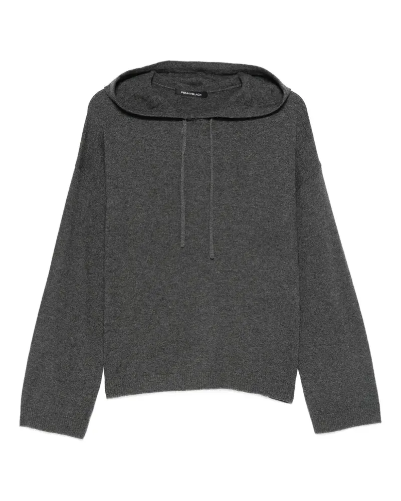 Pennyblack Langärmeliger Kapuzenpullover - Grau Grau