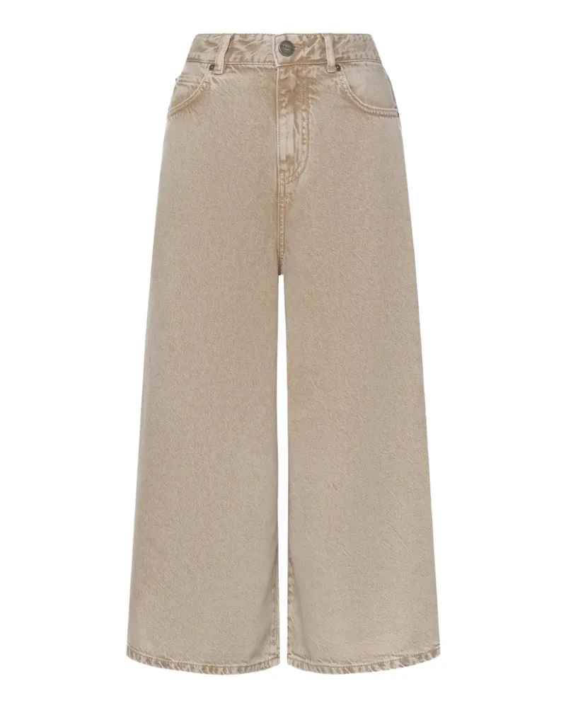 Pinko Jeans mit Logo-Stickerei - Nude Nude