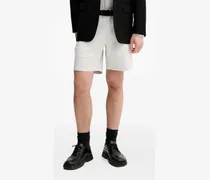 Chino-Shorts mit eingefassten Taschen - Weiß