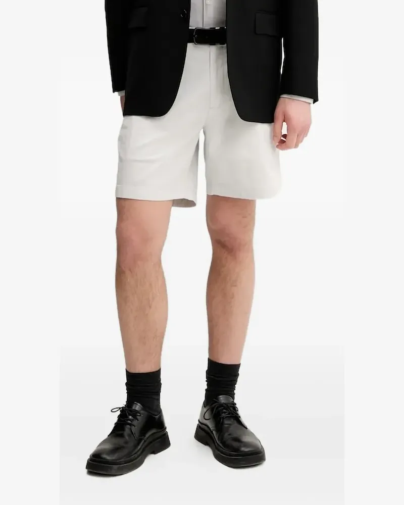 Theory Chino-Shorts mit eingefassten Taschen - Weiß Weiß