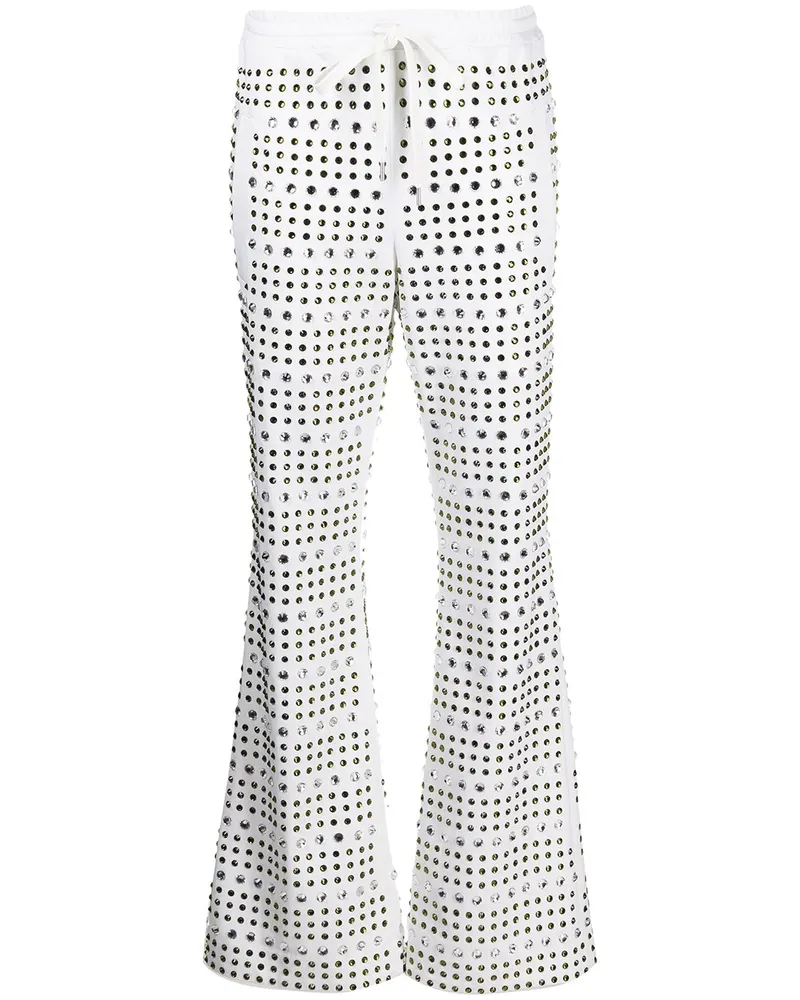 Marni Hose mit Kristallen - Weiß Weiß
