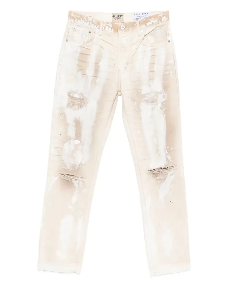 GALLERY DEPT. Jeans im Distressed-Look - Nude Nude