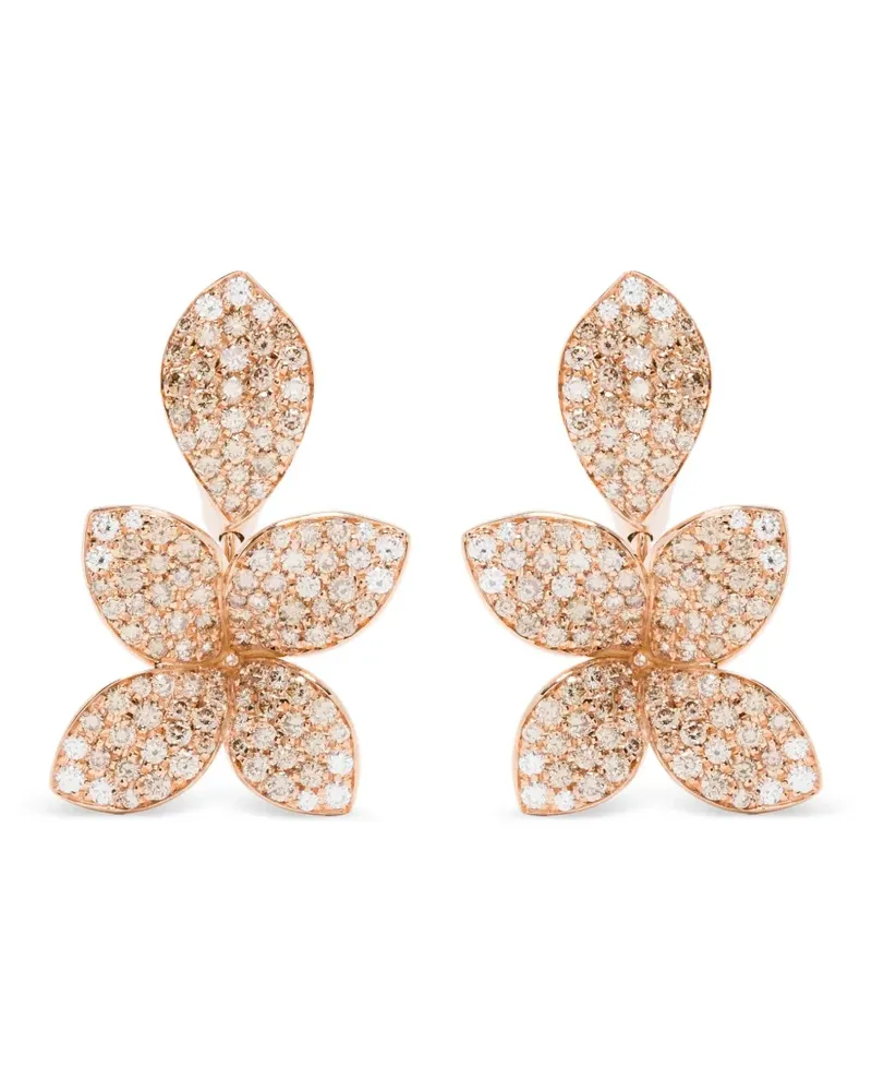 Pasquale Bruni 18kt Giardini Segreti Rotgoldohrringe mit Diamant Gold