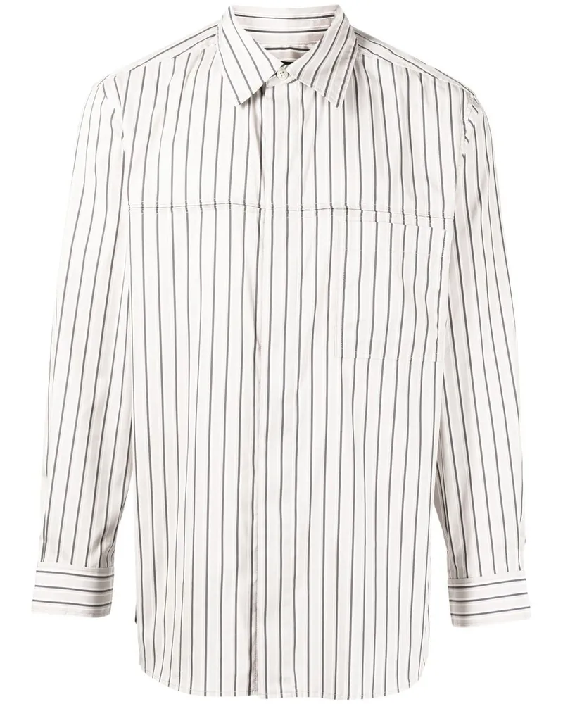 3.1 phillip lim Hemd mit lockerem Schnitt - Weiß Weiß