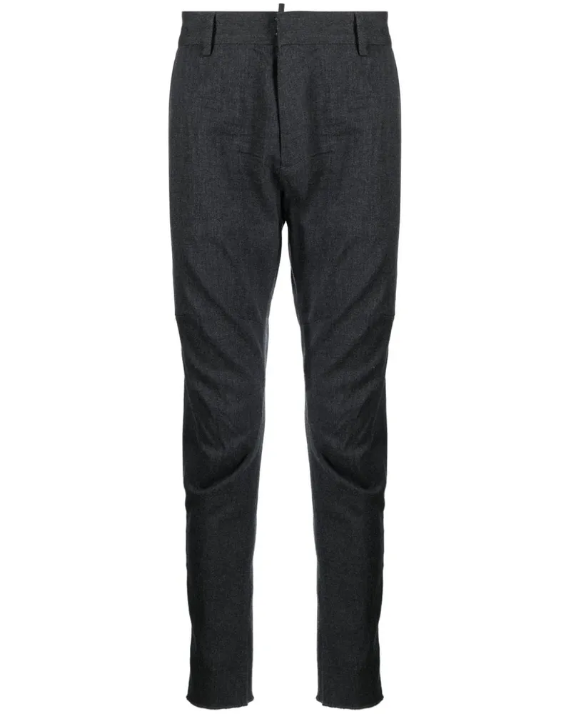 Dsquared2 Hose mit schmalem Schnitt - Grau Grau
