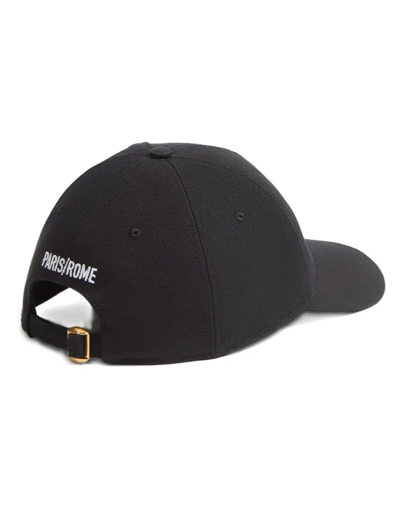 Valentino Garavani Chez Baseballkappe mit Stickerei - Schwarz Schwarz