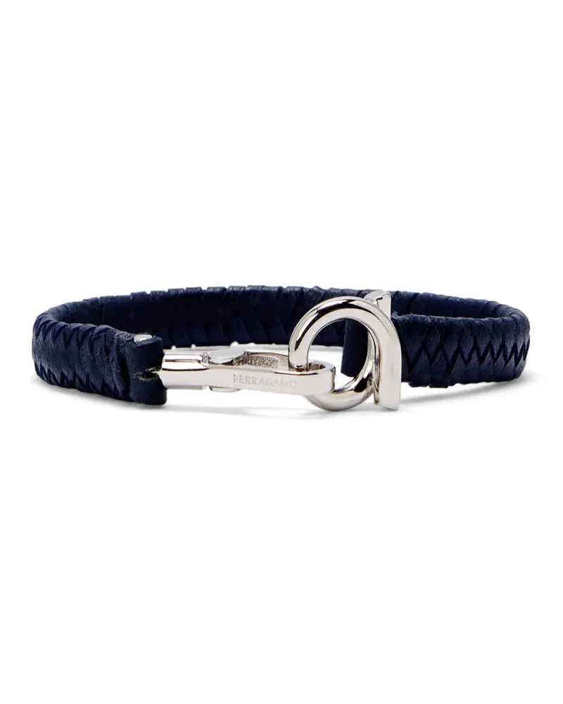 Ferragamo Armband aus Leder - Silber Silber