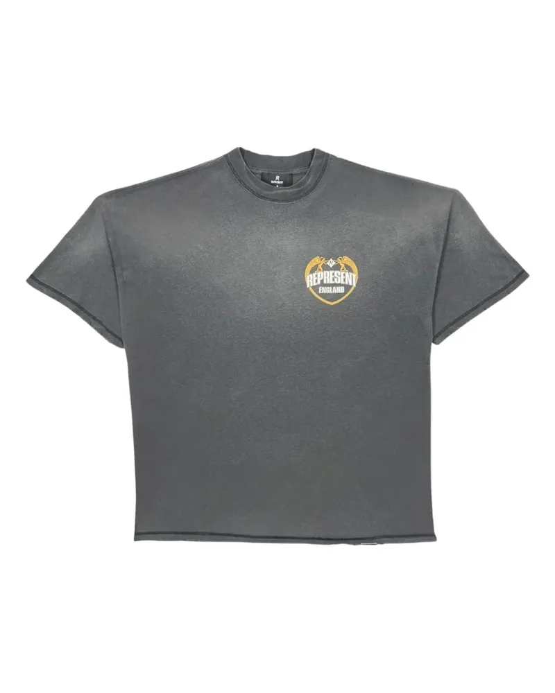 REPRESENT Angel Border T-Shirt - Schwarz Schwarz