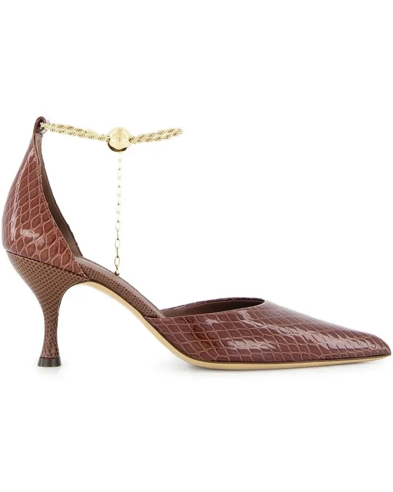 Ferragamo Dana Pumps 70mm - Rot Rot