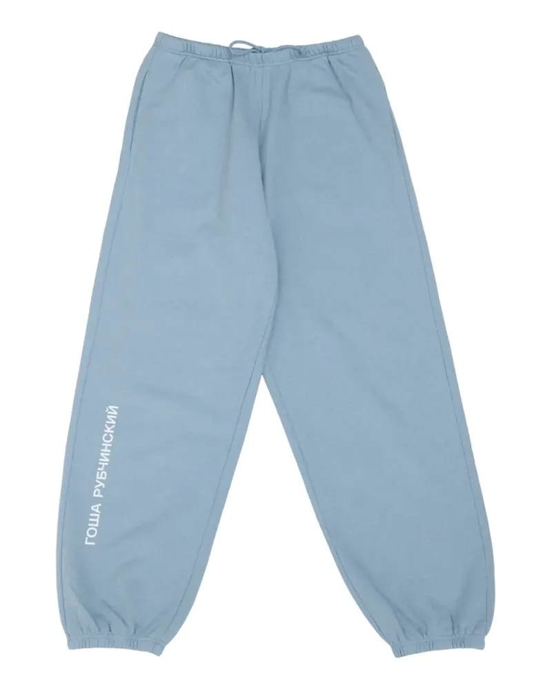 Gosha Rubchinskiy logo-print track pants - Blau Blau