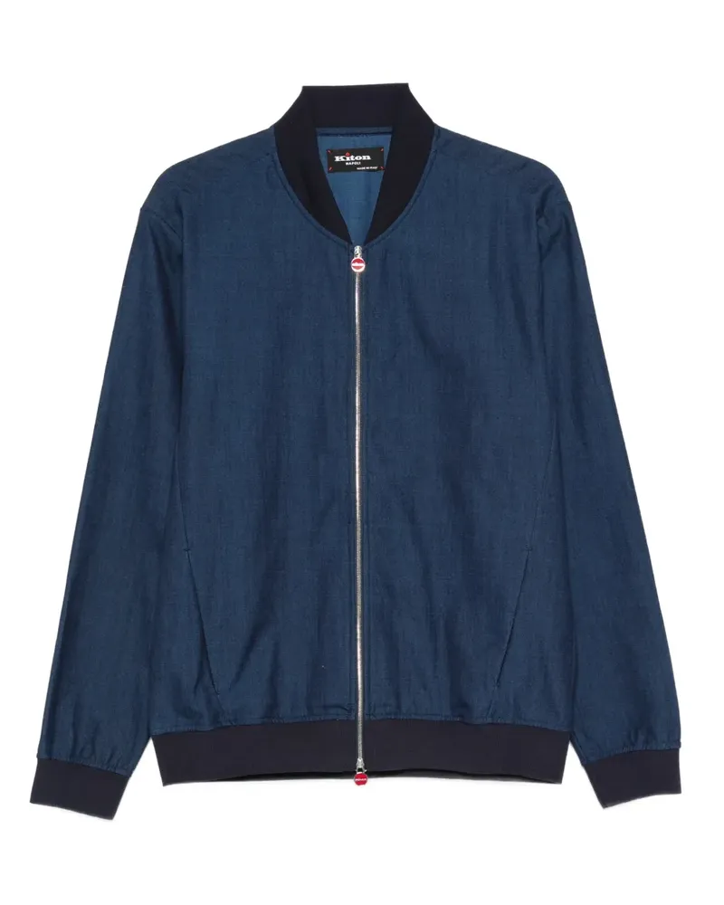 Kiton Jacke mit Reißverschluss - Blau Blau