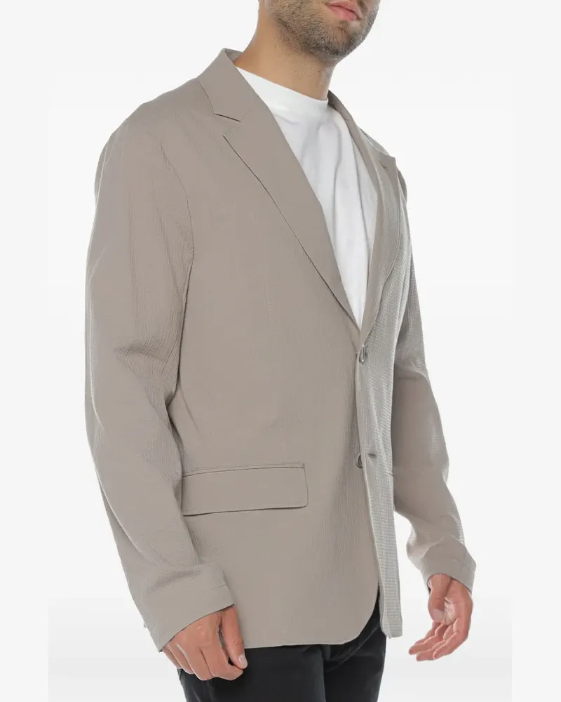 Armani Exchange notch-lapel blazer - Nude Nude