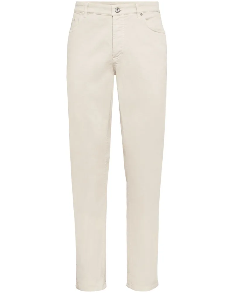 Brunello Cucinelli Hose mit geradem Bein - Nude Nude