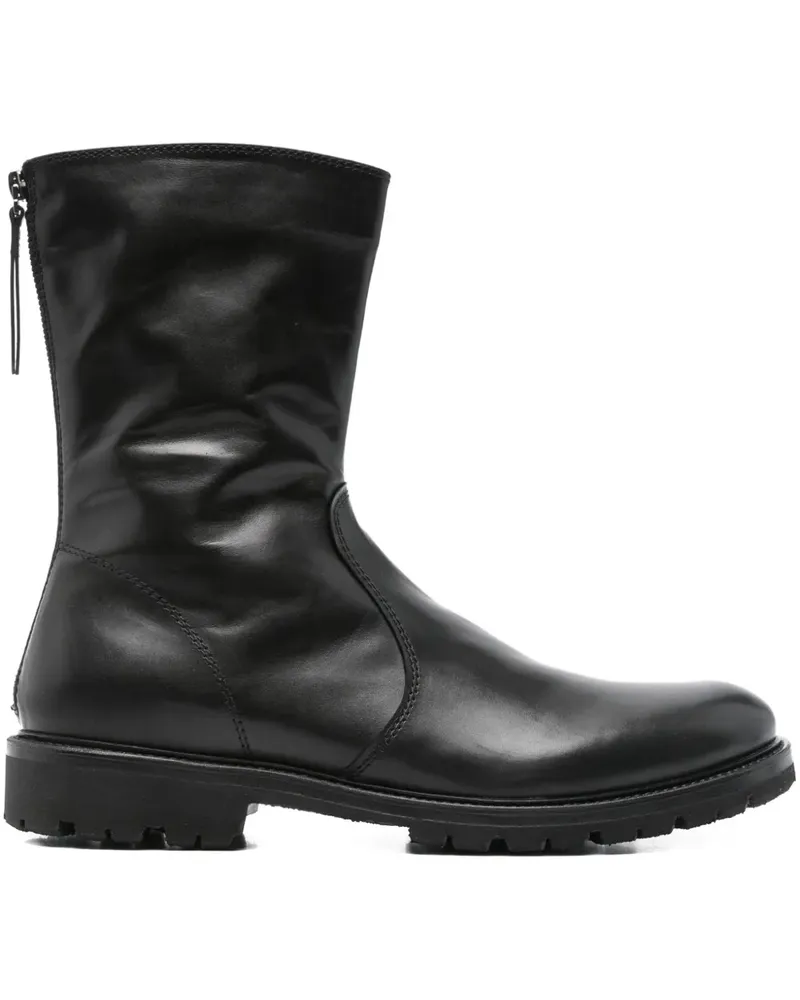 Henderson Stiefel mit Reißverschluss - Schwarz Schwarz