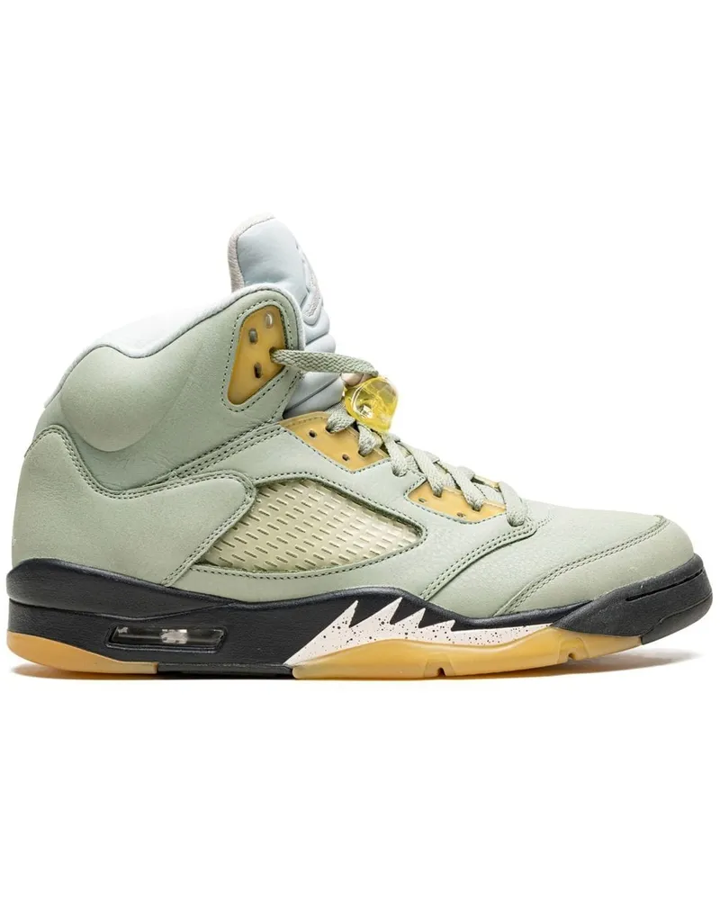Jordan Air  5 Retro Jade Horizon Sneakers - Nude Nude