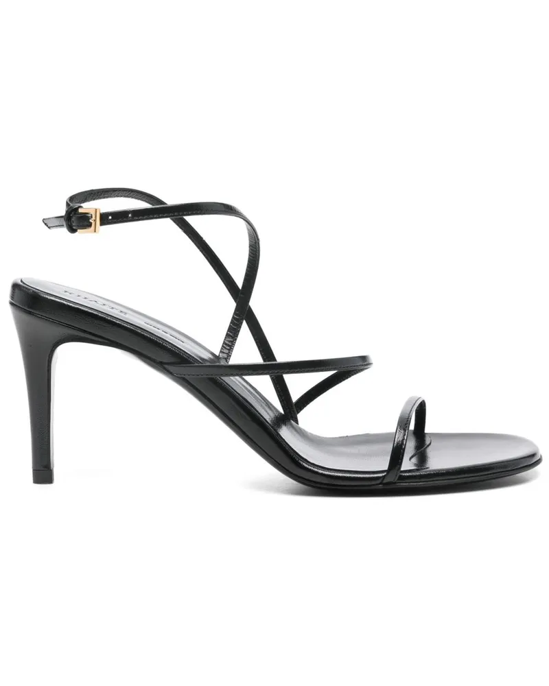 KHAITE Loop Sandalen 75mm - Schwarz Schwarz