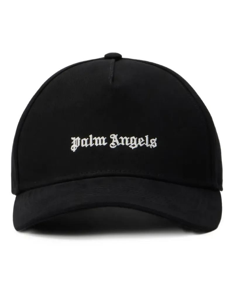 Palm Angels Baseballkappe mit Logo-Stickerei - Schwarz Schwarz