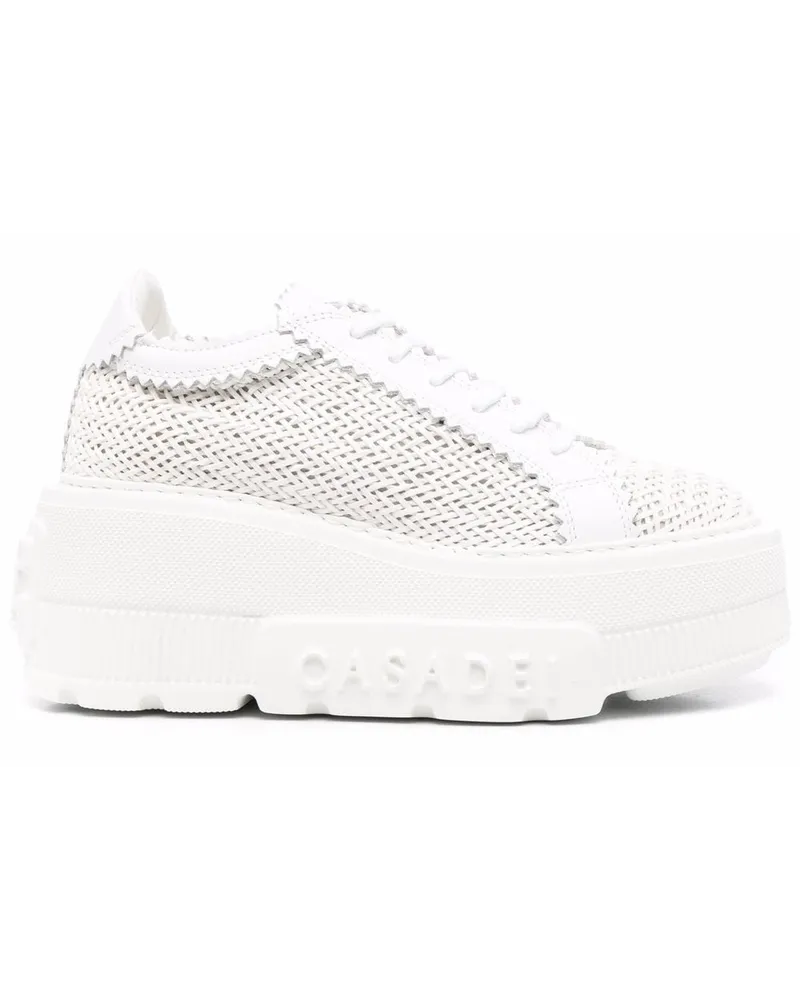Casadei Sneakers mit dicker Sohle - Weiß Weiß