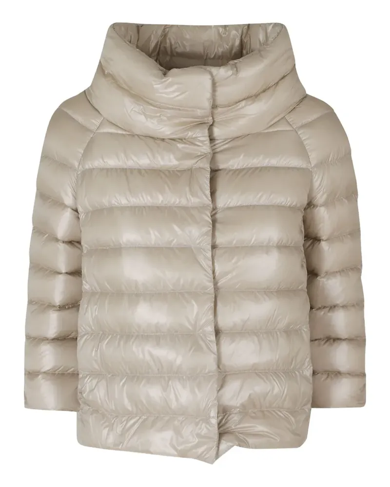 Herno Sofia quilted high-neck jacket - Nude Nude