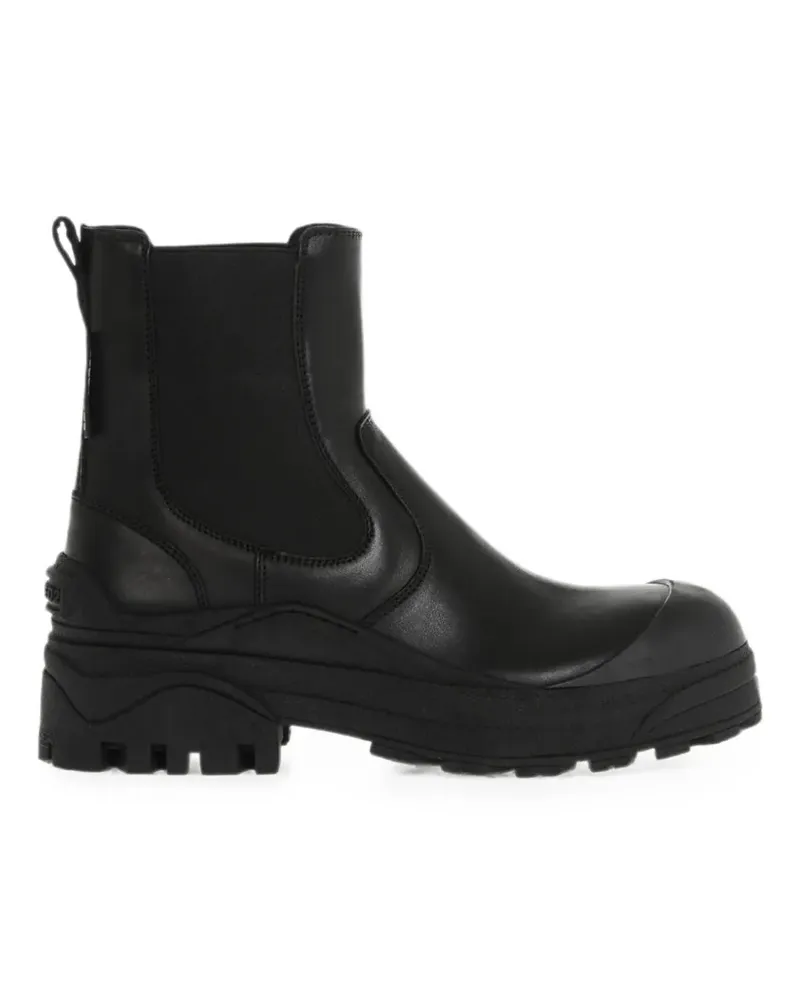 Dsquared2 lug-sole leather ankle boots - Schwarz Schwarz