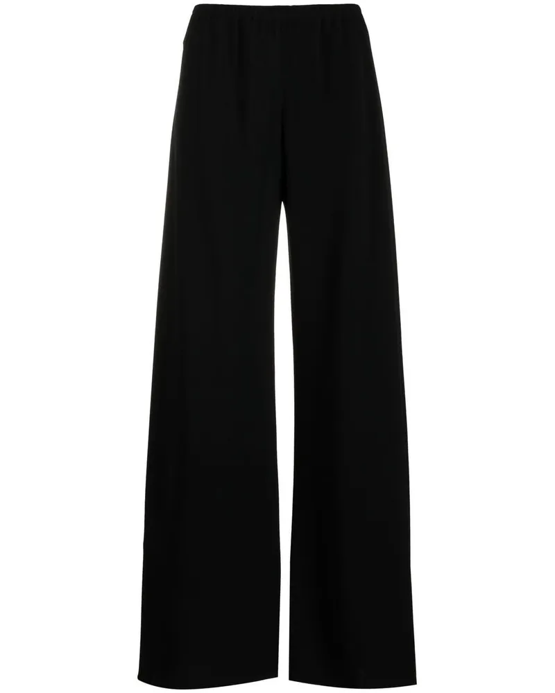 The Row Weite High-Waist-Hose Schwarz