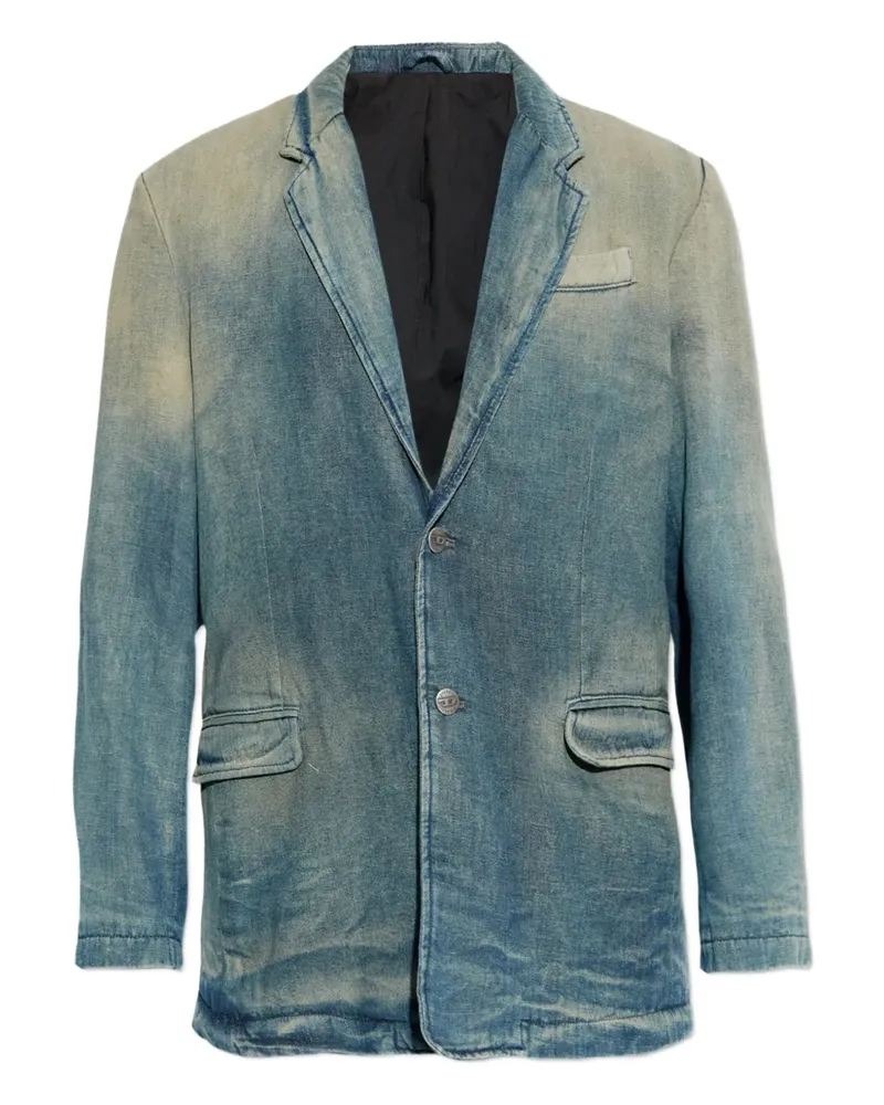 Diesel D-Reger-D buttoned blazer - Blau Blau