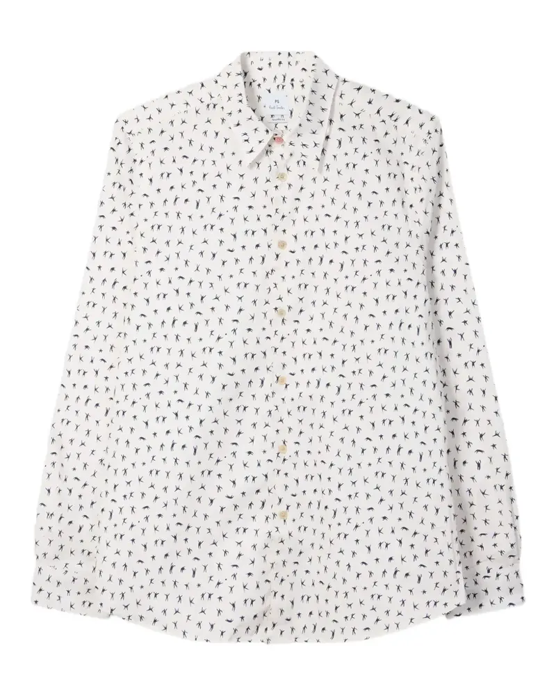 Paul Smith people-print shirt - Nude Nude