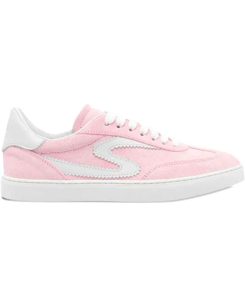 Stuart Weitzman Sneakers aus Leder - Rosa Rosa