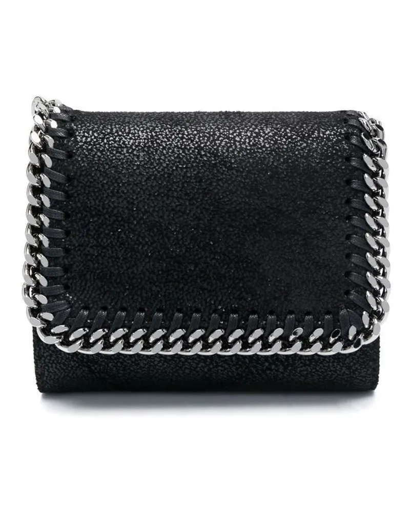 Stella McCartney Kleines Falabella Portemonnaie - Schwarz Schwarz