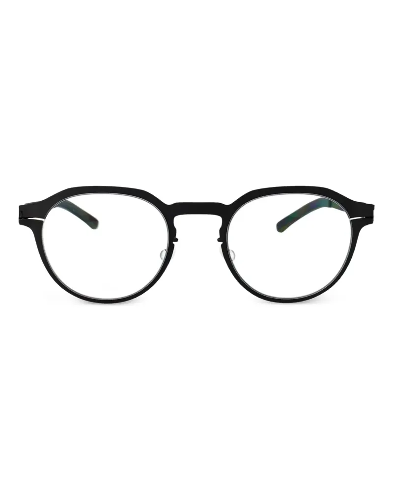 Mykita Runde Brille - Schwarz Schwarz