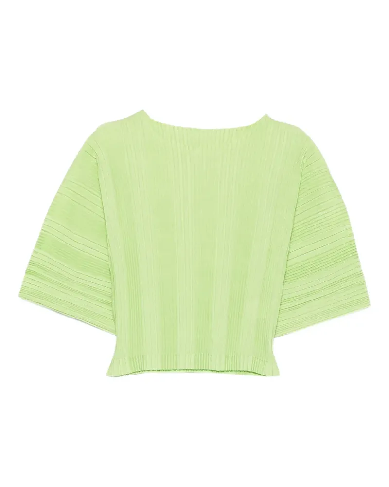 Issey Miyake pleated top - Grün Grün