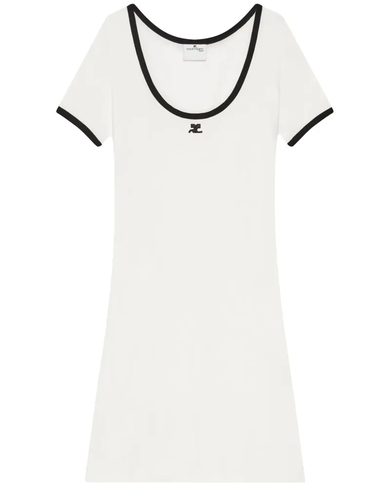 Courrèges Holistic Minikleid - Weiß Weiß
