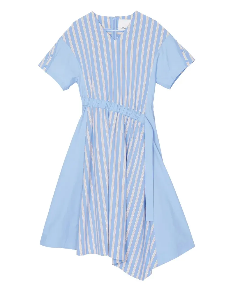 3.1 phillip lim Gestreiftes Kleid - Blau Blau