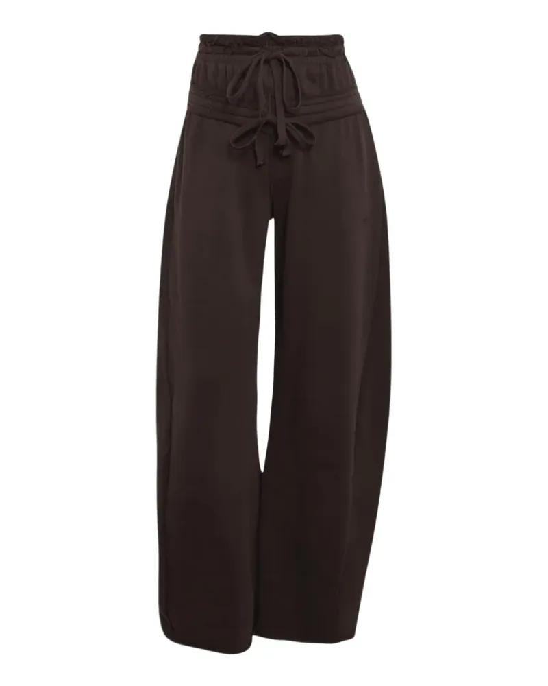 adidas drawstring frayed track pants - Braun Braun