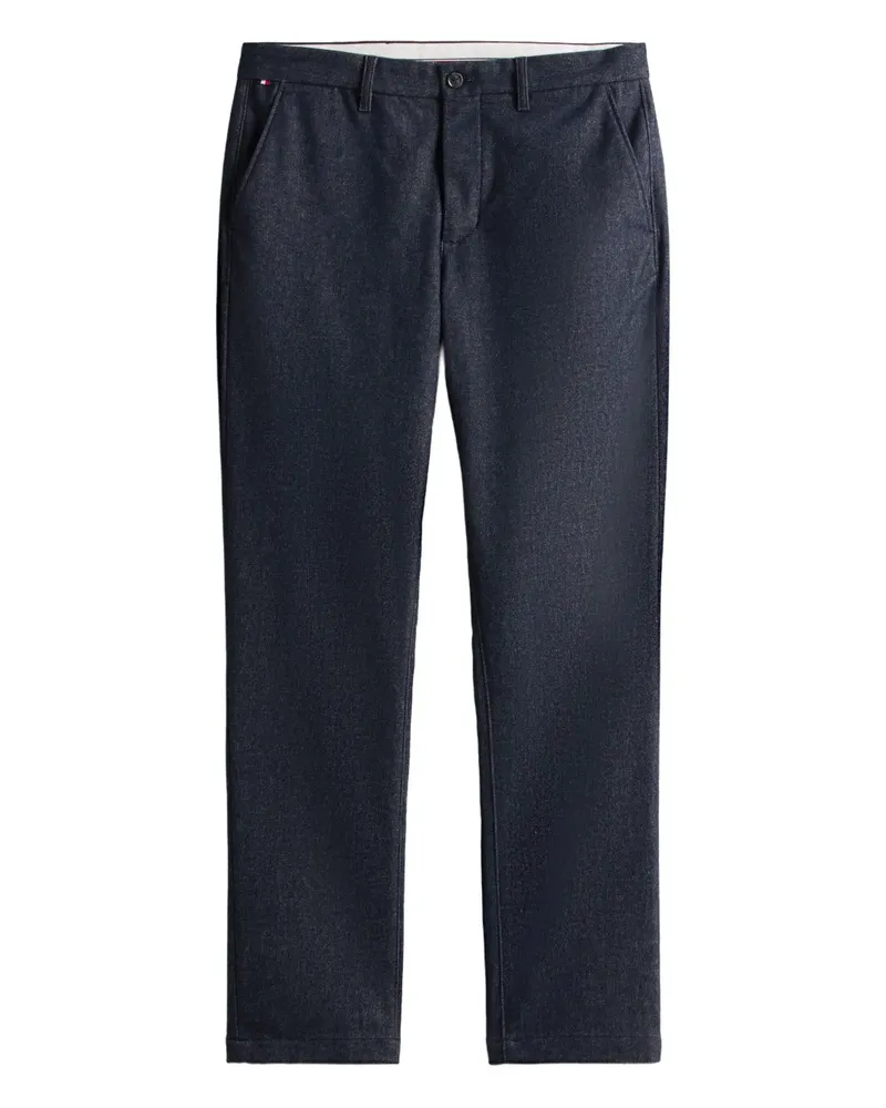 Tommy Hilfiger Denton Chino mit Flaggendetail - Blau Blau