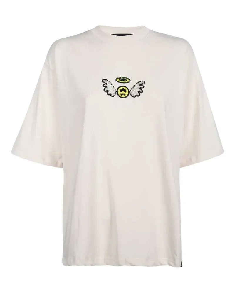 BARROW Angel T-Shirt mit Applikation - Nude Nude