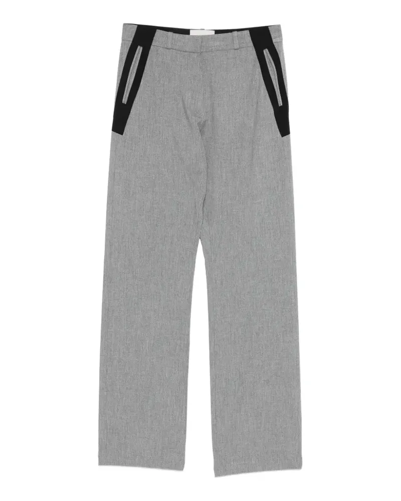 COPERNI Hose mit Kontrasteinsätzen - Grau Grau
