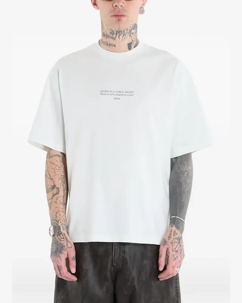 OFF-WHITE Statement T-shirt - Grün Grün
