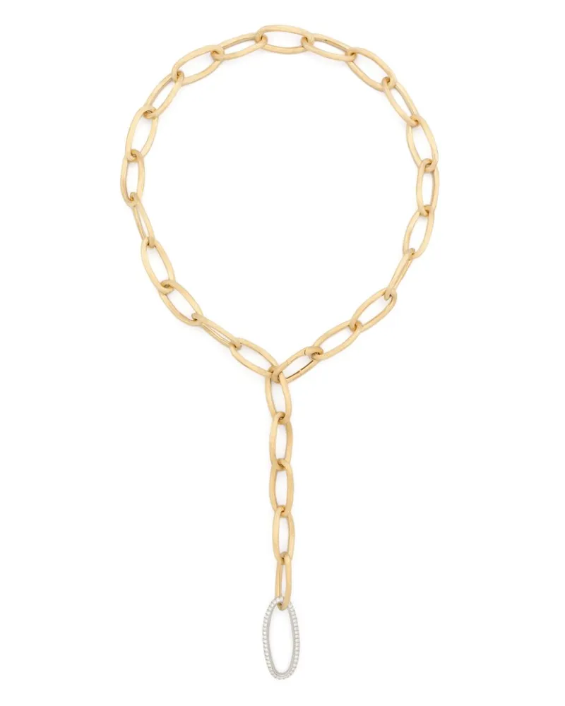 Marco Bicego 18kt Gelbgoldhalskette mit Diamanten Gold
