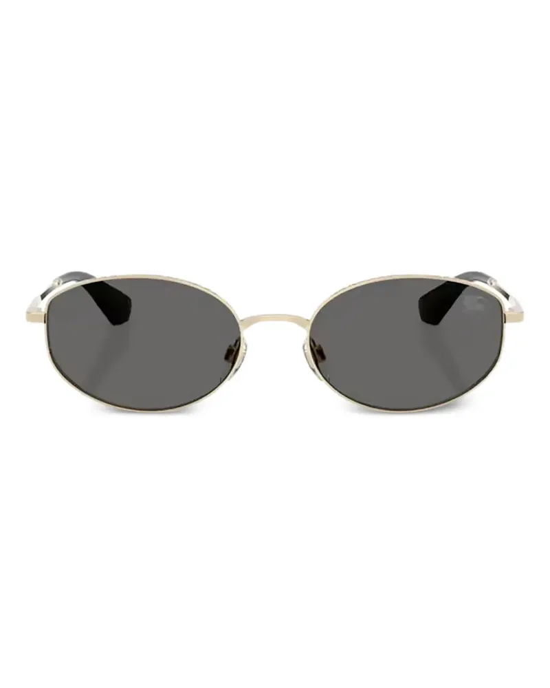 Burberry Sonnenbrille mit ovalem Gestell - Gold Gold