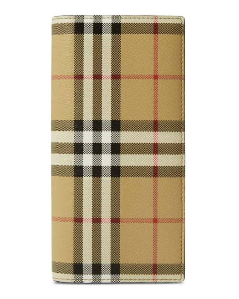 Burberry Portemonnaie mit Check - Nude Nude