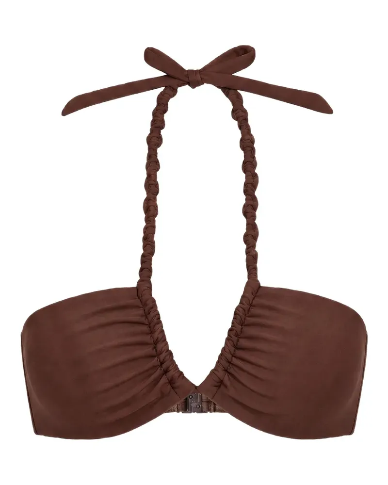 NICHOLAS Ondine macramé bikini - espresso - Braun Braun