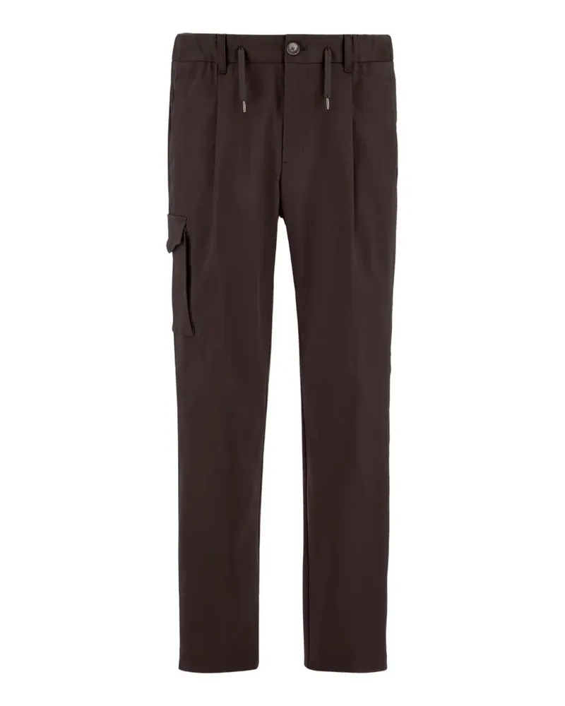 Herno drawstring straight-leg trousers - Braun Braun