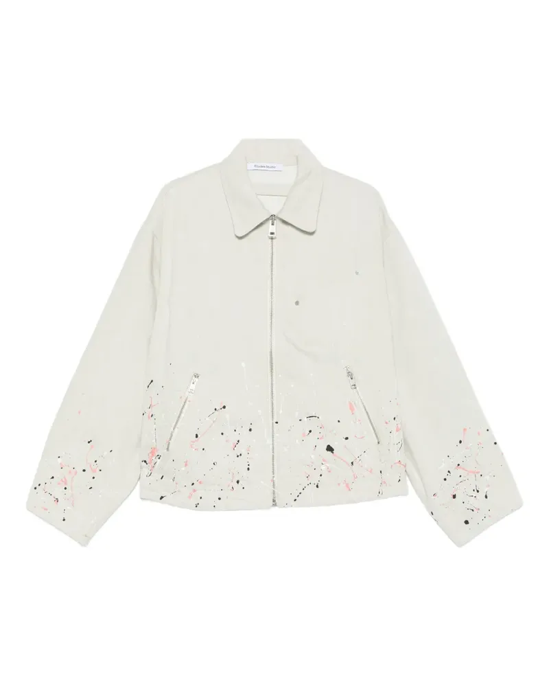 Études Studio zip-fastening overshirt - Nude Nude